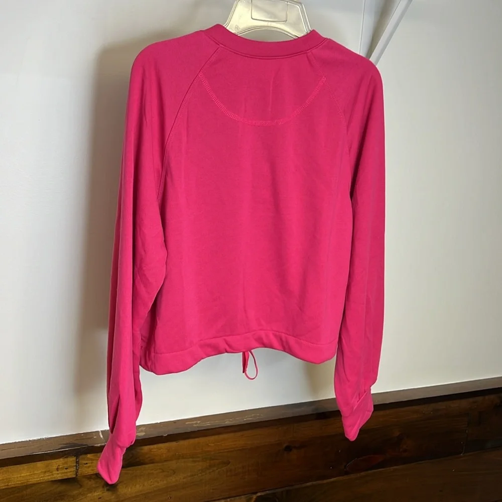 Amazon‎ Pink Cropped Crewneck Sweatshirt- M